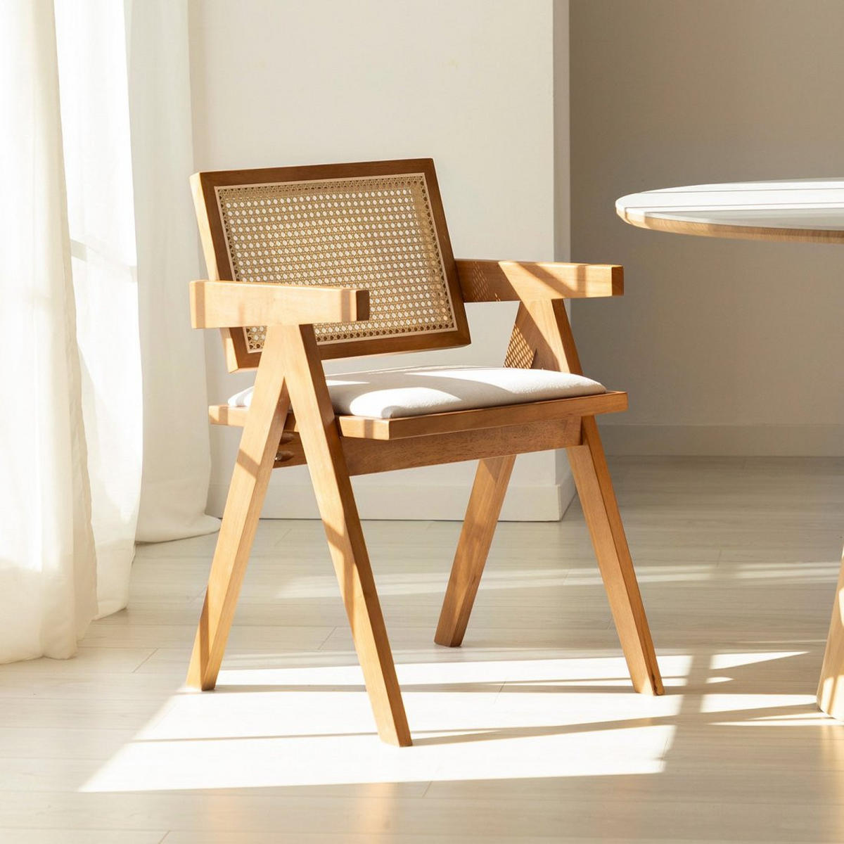 ESSZIMMERSTUHL Nelha Walnuss 61 cm x 79 cm - Walnussfarben, Textil (61/79/60cm) - Klast Home