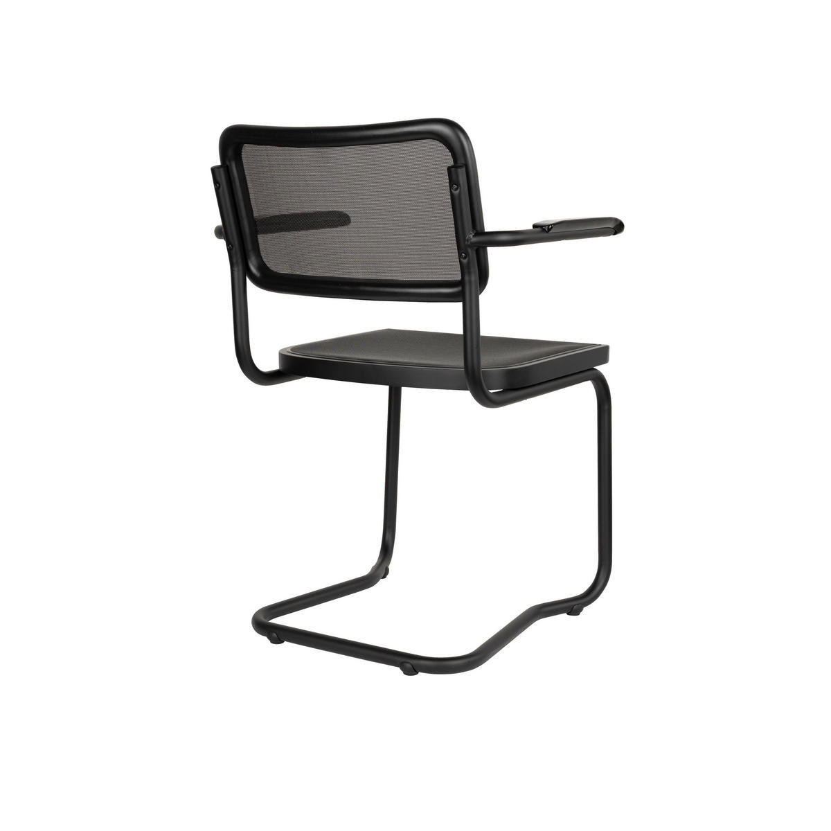 ESSZIMMERSTÜHLE Carree Armleuning Schwarz - 2 er Set - Schwarz, Holz (60/83/53cm) - Dutchbone