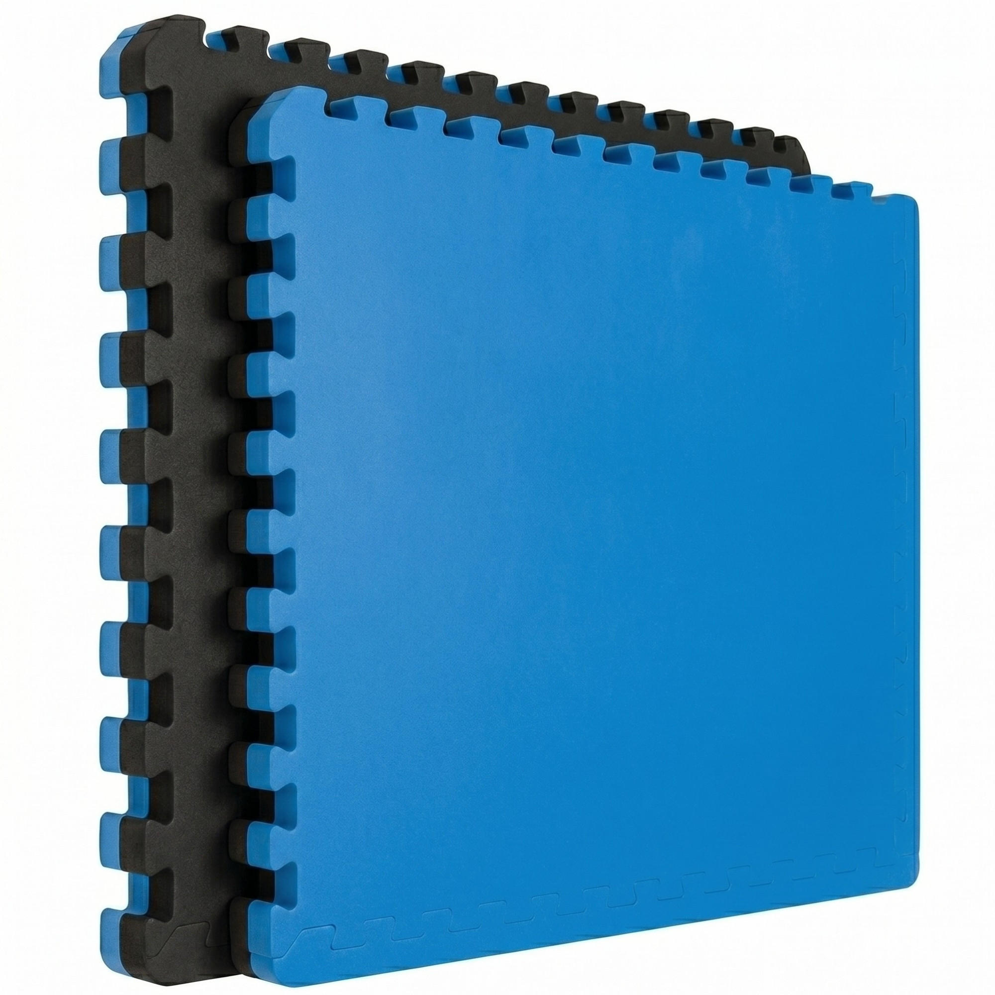 eyepower Kampfsportmatte Blau 90x4x90 cm