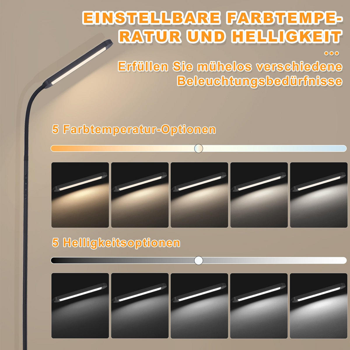 LED-STEHLAMPE Yanchus 137.1/6/22.8cm - Schwarz, Metall (137.1/6/22.8cm) - Nettlife