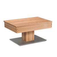 COUCHTISCH Celeste 90x60x43 höhenverstellbar;diagonal verschiebbar Kernbuche - Kernbuche, Holz (90/60/43cm) - 58aufmkessel