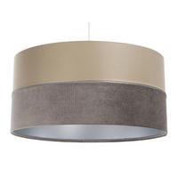 HÄNGELEUCHTE Beige 60/30 cm - Beige/Braun, Kunststoff (60/1/30cm) - ONZENO