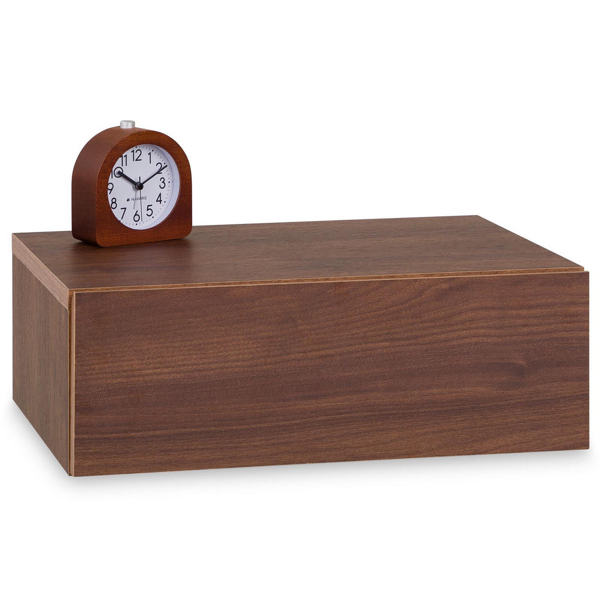 NACHTTISCH ANNE hängend - Nussbaumfarben, Holzwerkstoff (42/14/30cm) - CARO-Möbel