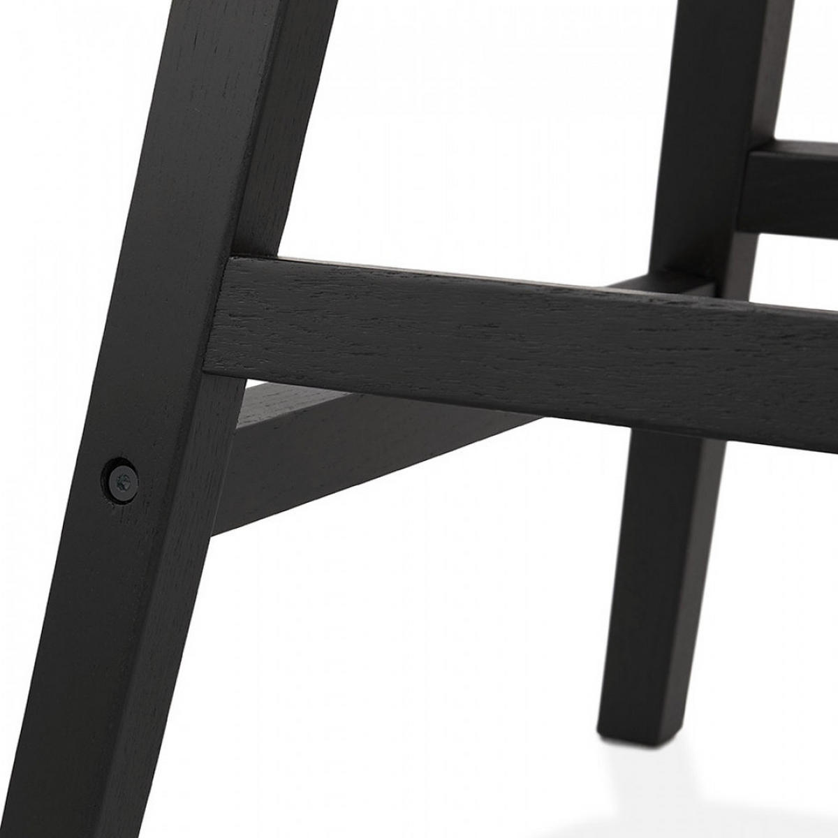 BARHOCKER Schwarz 48x102x56cm - Schwarz, Holz/Kunststoff (48/102/56cm) - AlterEgo