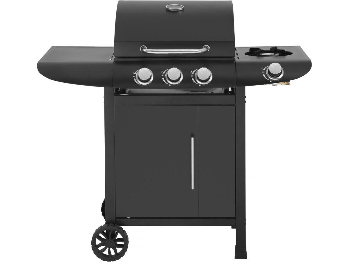 GASGRILL feria 5 Schwarz - Grau, Metall (57/104/118cm) - Habitat Garten