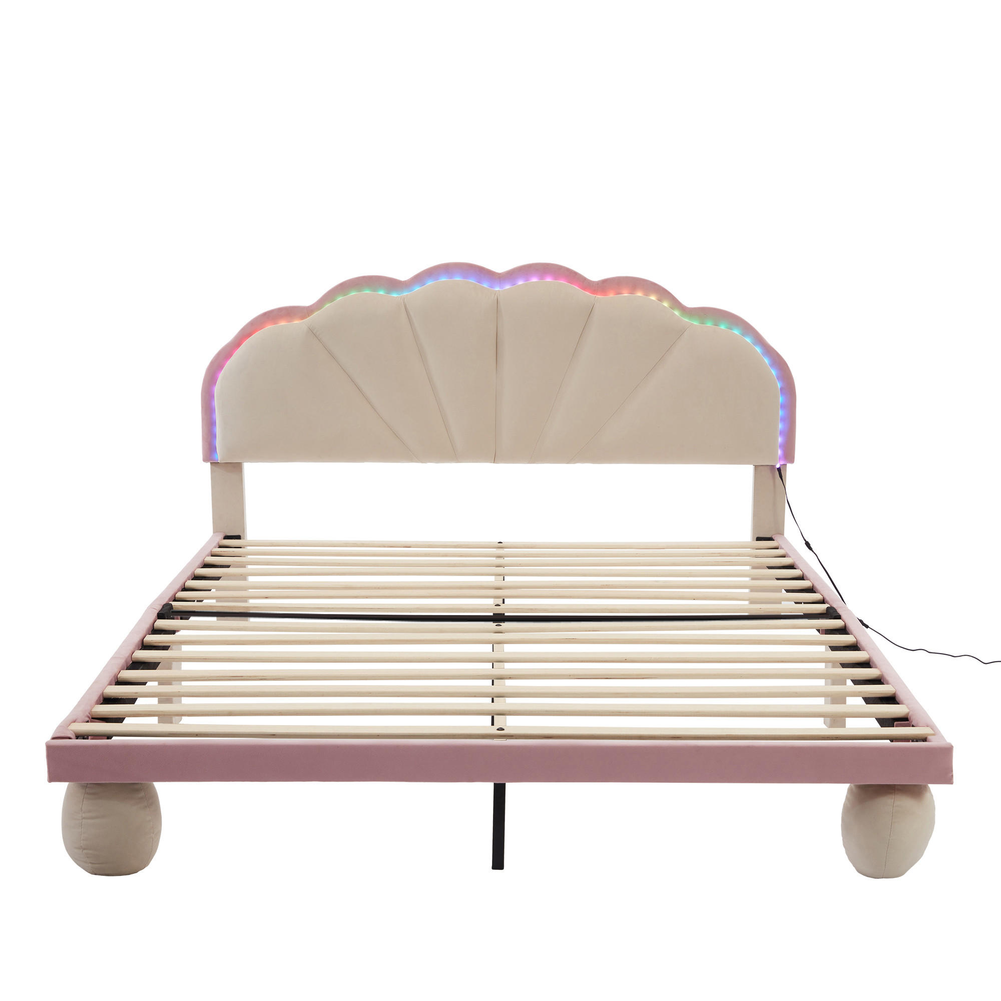 XXXLutz Polsterbett Pink