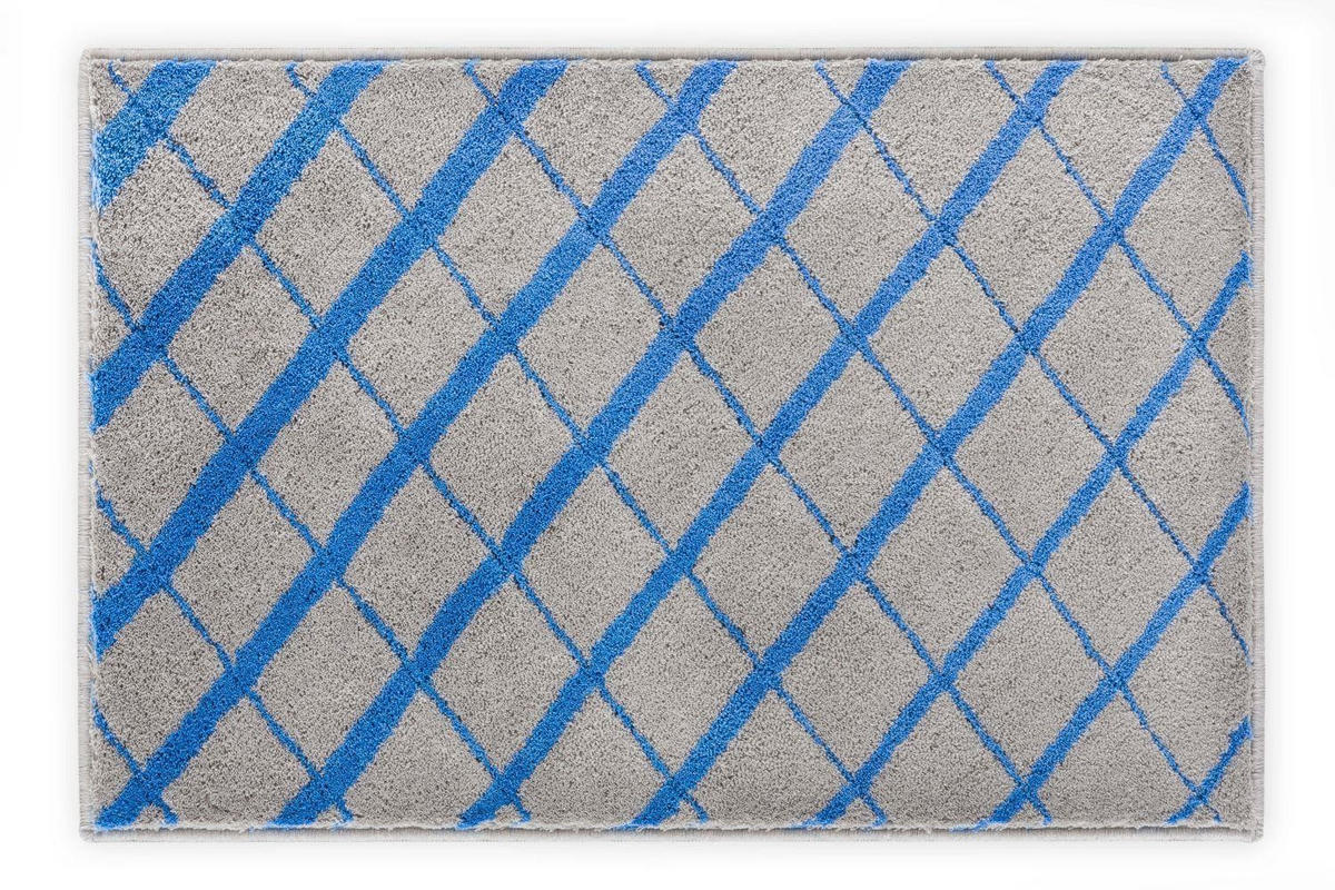 BADTEPPICH Diamond Ocean 60 x 90 cm - Blaugrau, Textil (60/90cm) - Joop!