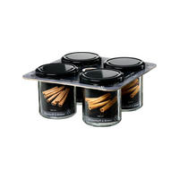 VORRATSGLÄSER-SET Mara transparent 350 ml 4er Set - Transparent, Glas (8.5/9.5/8.5cm) - Ritzenhoff Breker