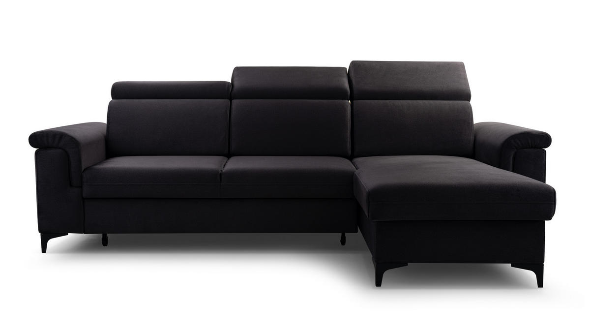 ECKSOFA VERMO ANTHRAZIT - Anthrazit, Textil (252/170cm) - Luxkor24