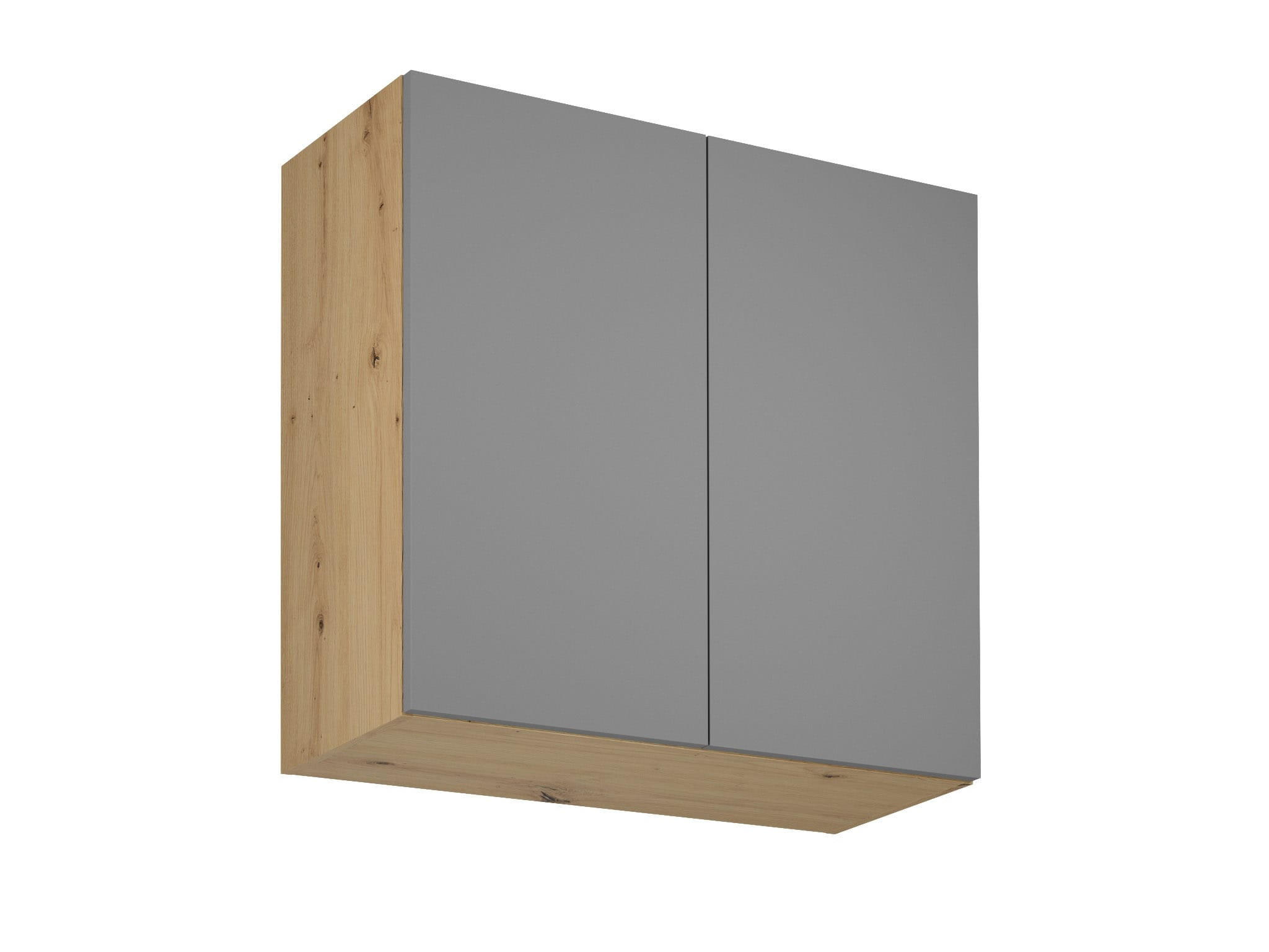 HÄNGESCHRANK 80 cm – Nexa G80 – Grau - Grau, Holzwerkstoff (80/72/32cm) - ROYAL24_MARKT