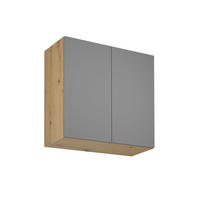 HÄNGESCHRANK 80 cm – Nexa G80 – Grau - Grau, Holzwerkstoff (80/72/32cm) - ROYAL24_MARKT