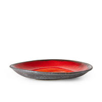TIEFER TELLER PRIMA, Rot - Rot, Keramik (30/32/5cm) - KONSIMO®