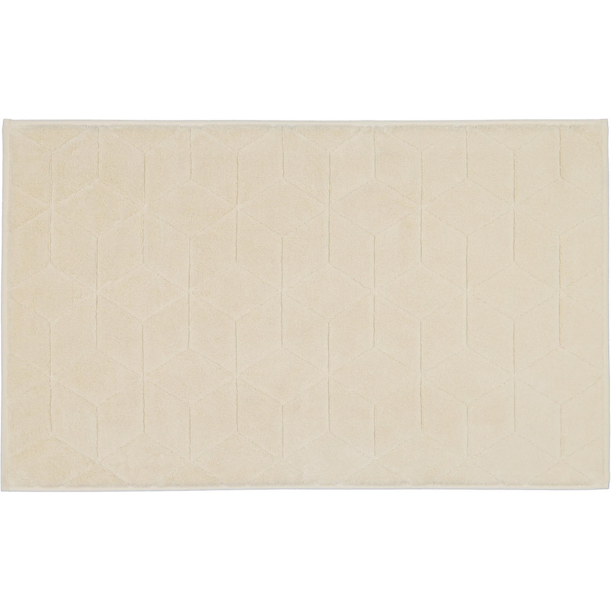 BADEMATTEN COORDINATES CARRÉ 2553 CASHMERE - 356 - Beige, Textil (50/80cm) - Zöllner