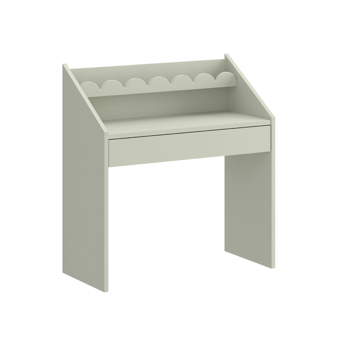 PSACÍ STŮL Book Nook Šalvějově zelená - zelená barva, kompozitní dřevo (71/76/33cm) - Petits-meubles