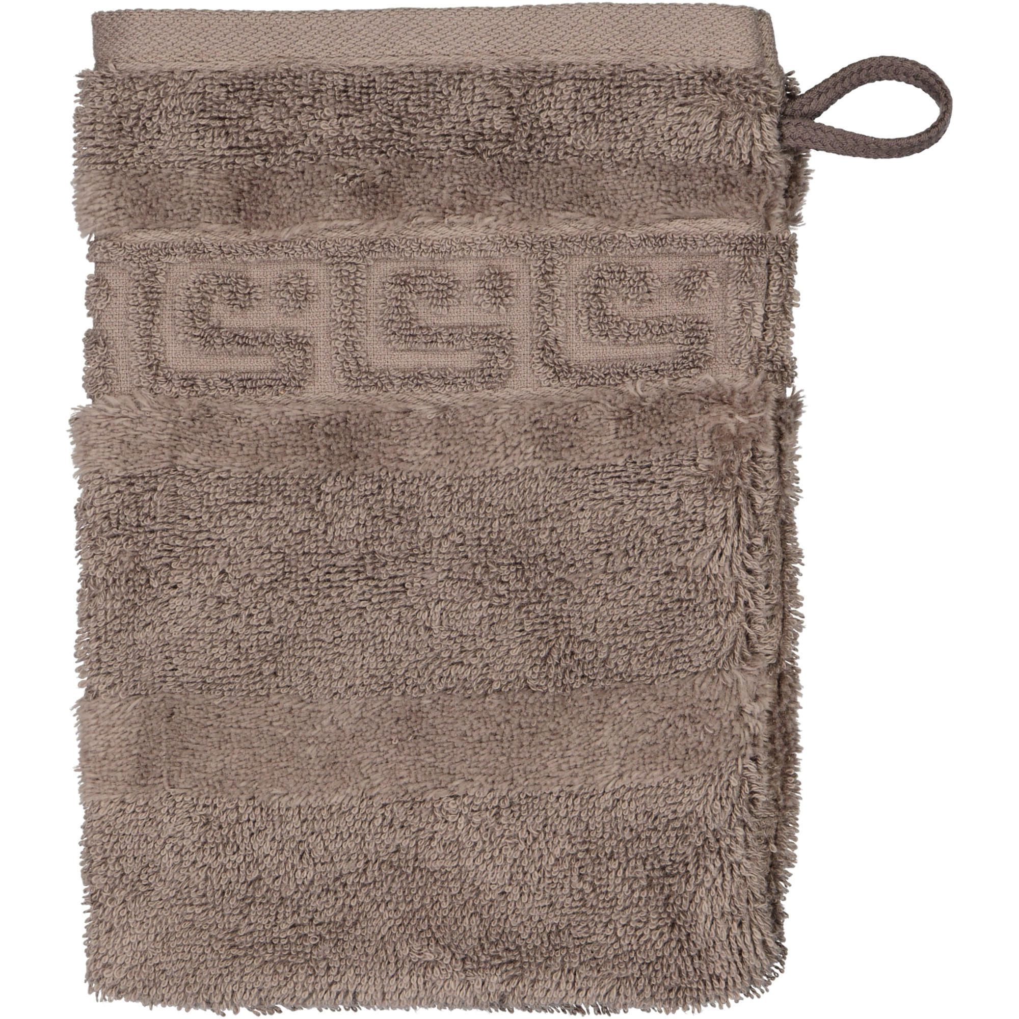 WASCHLAPPEN NOBLESSE UNI 1001 WALNUSS - 348 - Braun, Textil (16/22cm) - Cawoe