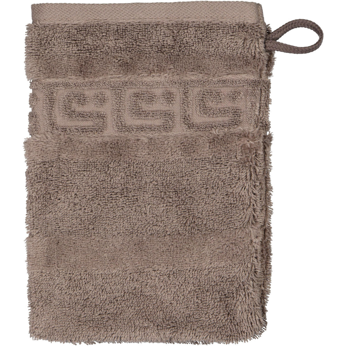 WASCHLAPPEN NOBLESSE UNI 1001 WALNUSS - 348 - Braun, Textil (16/22cm) - Cawoe