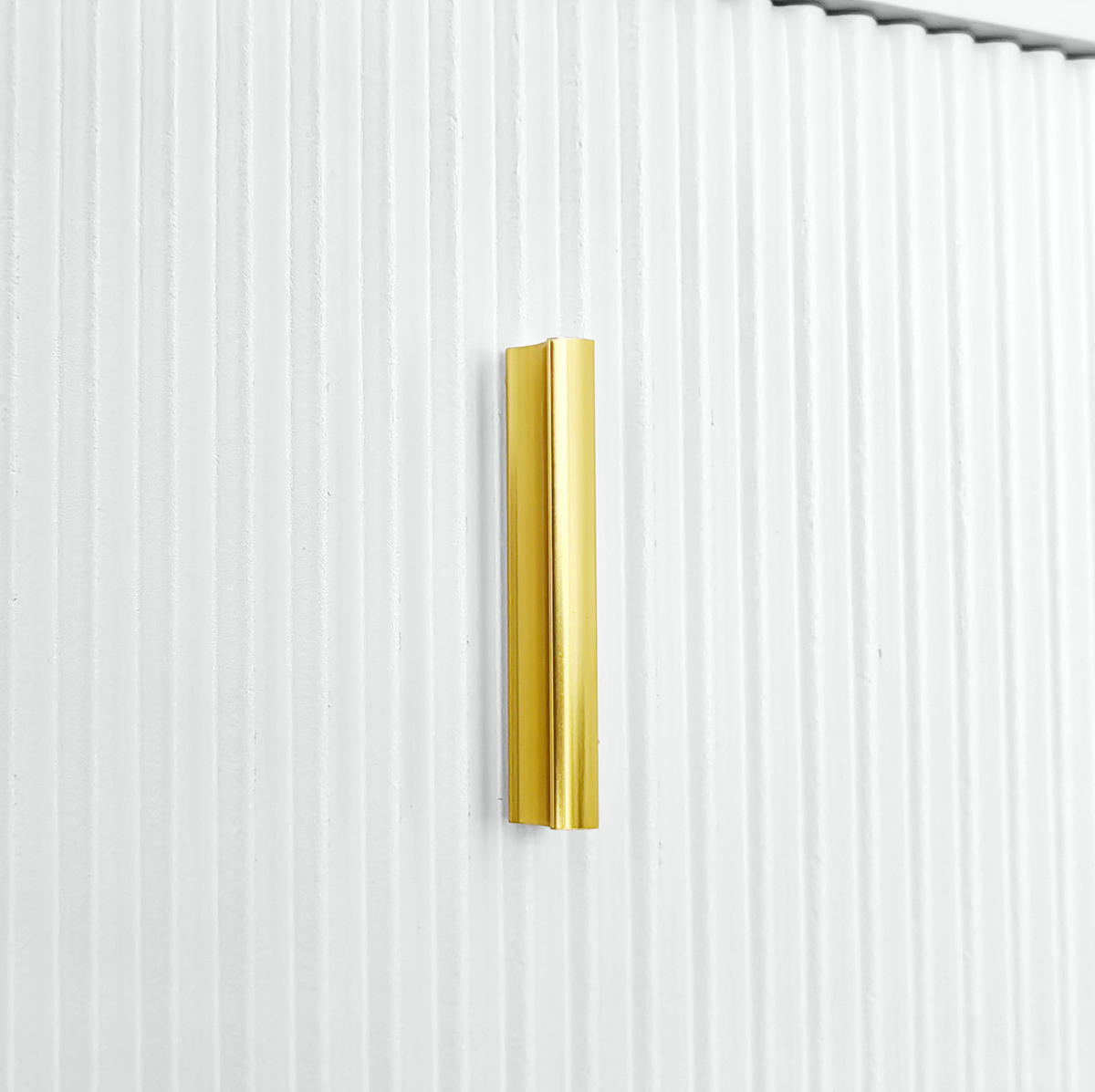KOMMODE aus Spanplatte 83x35x101cm in Weiß mit 2 Schubladen - Weiß, Holzwerkstoff (83/101/35cm) - Modfu