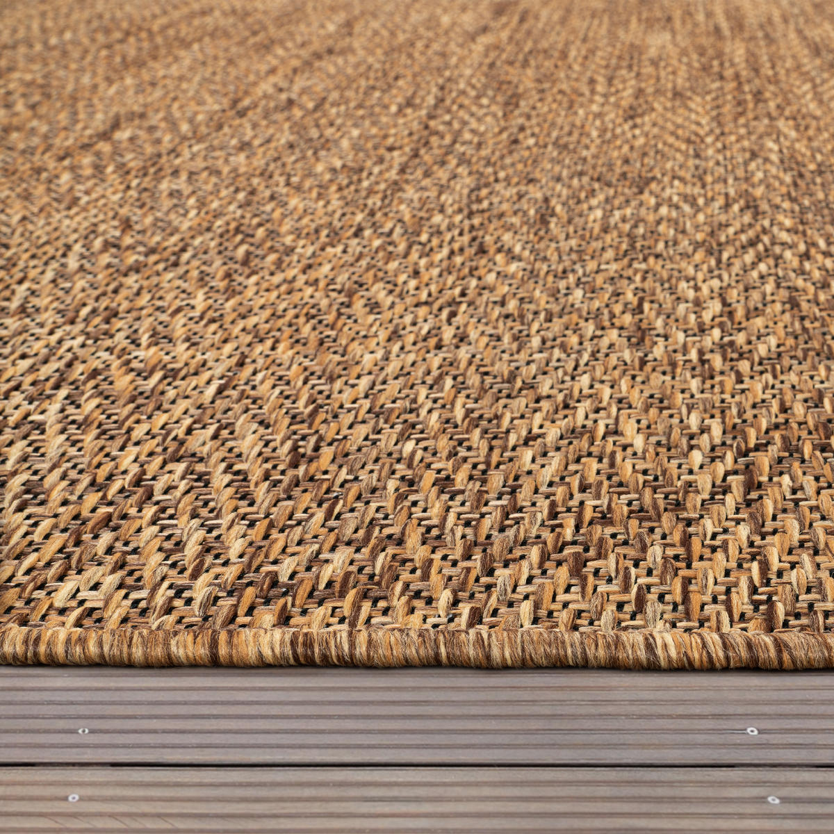OUTDOORTEPPICH 160/220 cm Luca 421 - Braun, Textil (160/220cm) - Paco Home