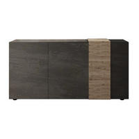 SIDEBOARD 3 Türen Pluton - L181 cm - Apfelbaumfarben, Holzwerkstoff (44/84/181cm) - Calicosy