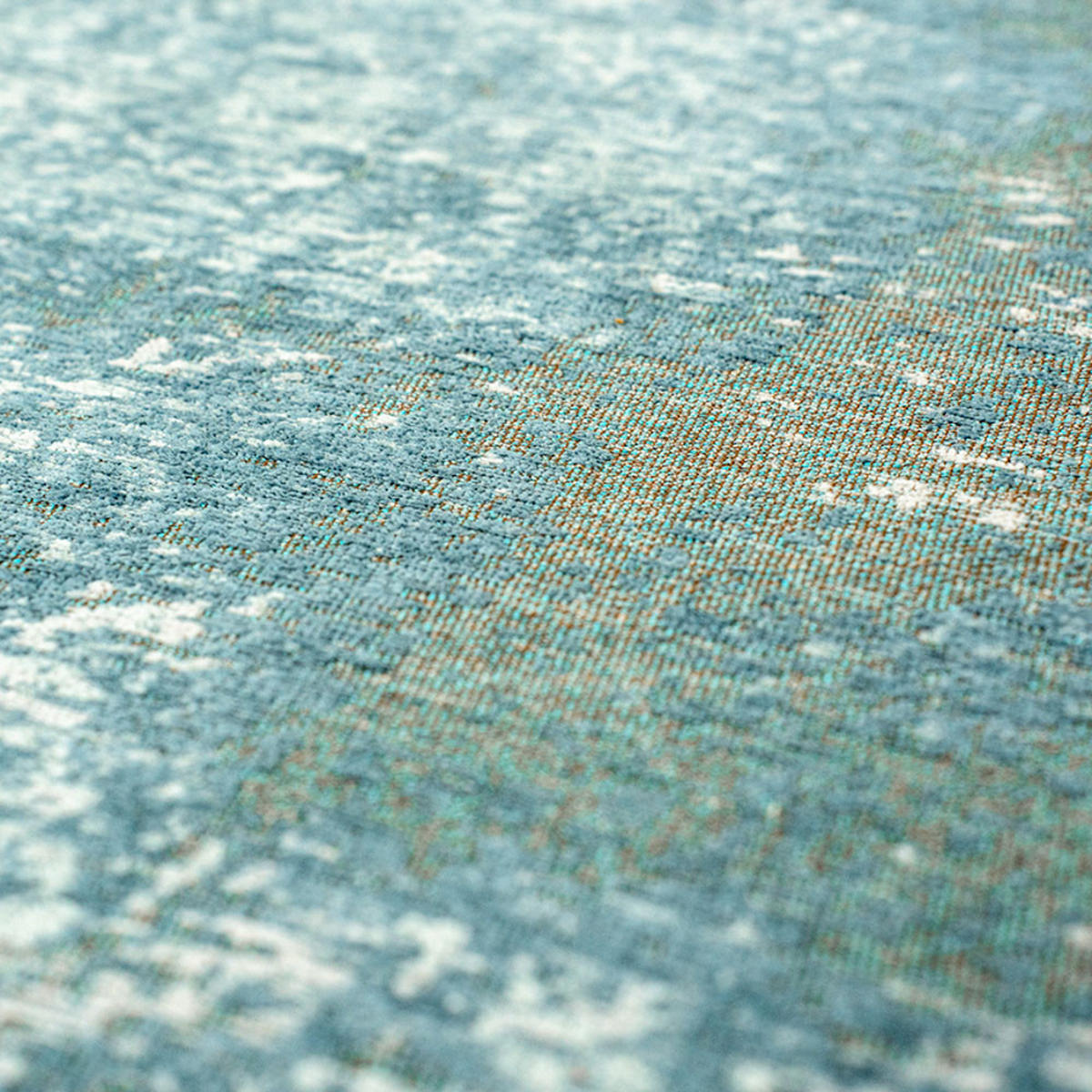 TEPPICH Neptune Mad Men Virgin Land 80/150 cm - Blau, Textil (80/150cm) - Louis De Poortere