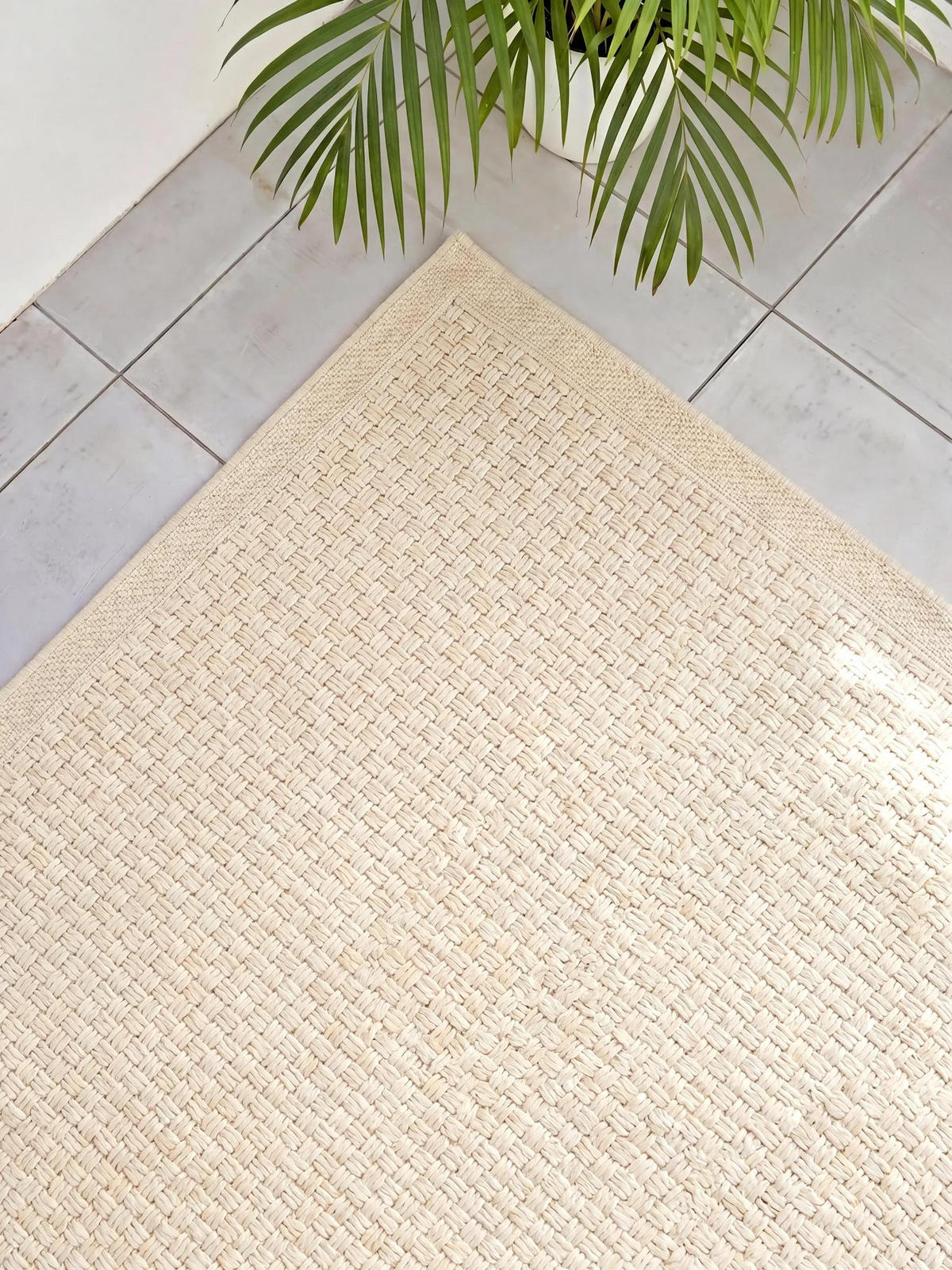 OUTDOORTEPPICH Iowa Cream 160/230 cm - Creme, Kunststoff/Textil (160/230cm) - benuta