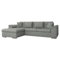 ECKSOFA Diana, Seite: Links - Alufarben, Holz/Textil (280/160cm) - MIRJAN24
