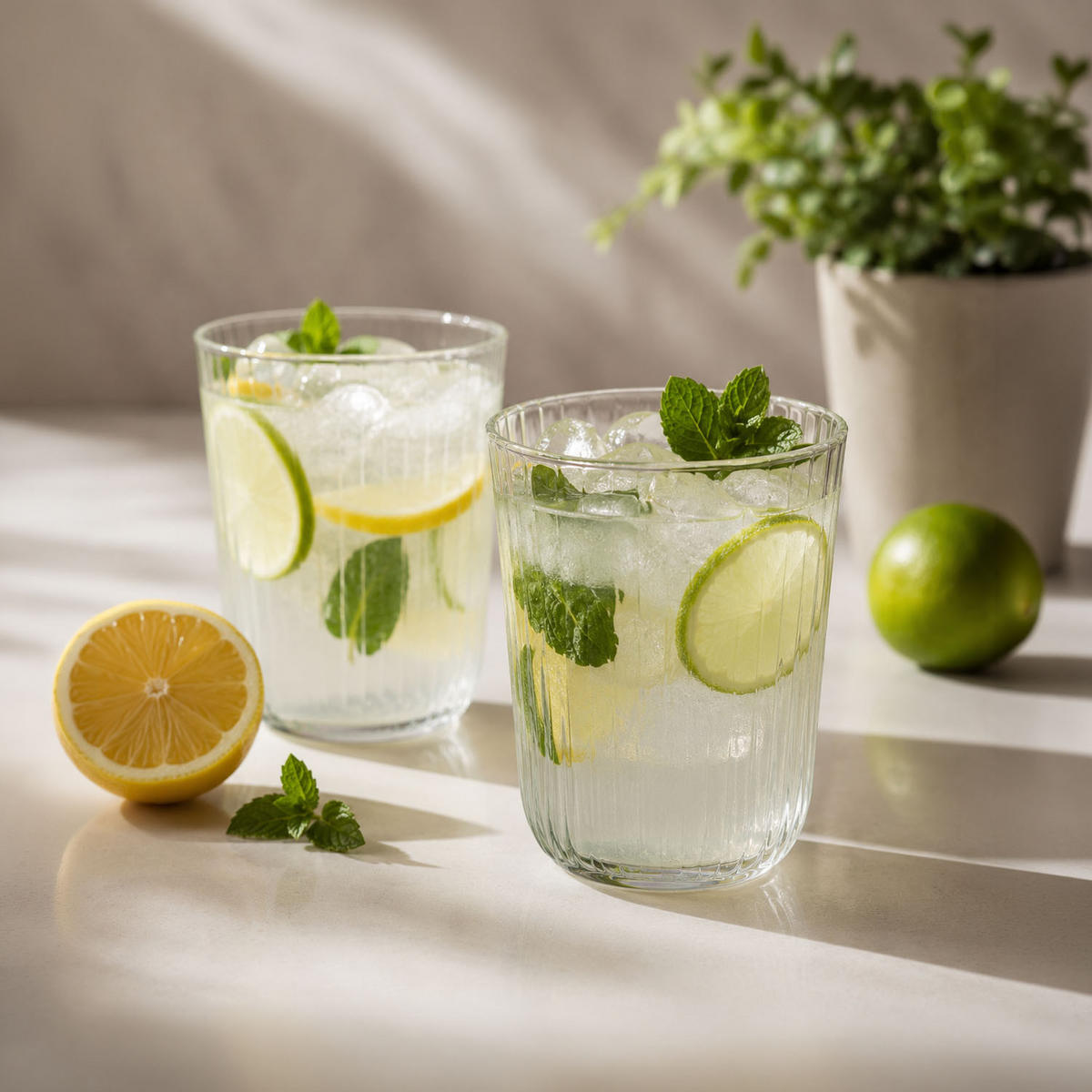 LONGDRINKGLÄSER XNO HIGHBALL OPTIC, 6ER-SET, 380 ML - Transparent, Glas (0.38L) - Krosno Glass