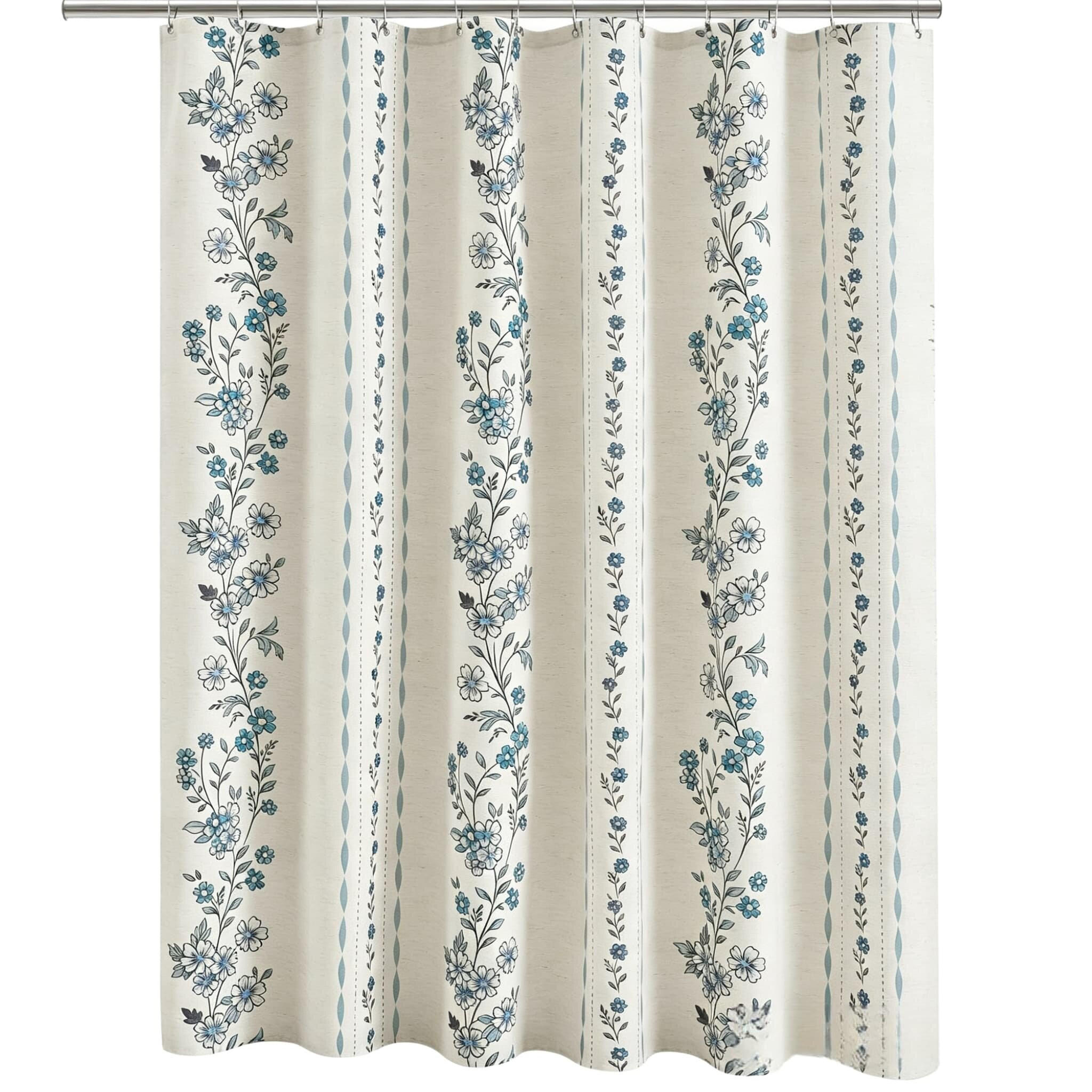 DUSCHVORHANG – 180 x 180 cm – Material: Polyester - Multicolor, Textil (180/180cm)