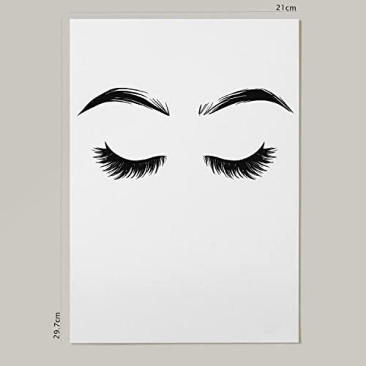 POSTER Set mit 4 Coco TypografieStil A4 Rahmenlos - Klar, Papier (29.7/3cm) - Nacnic