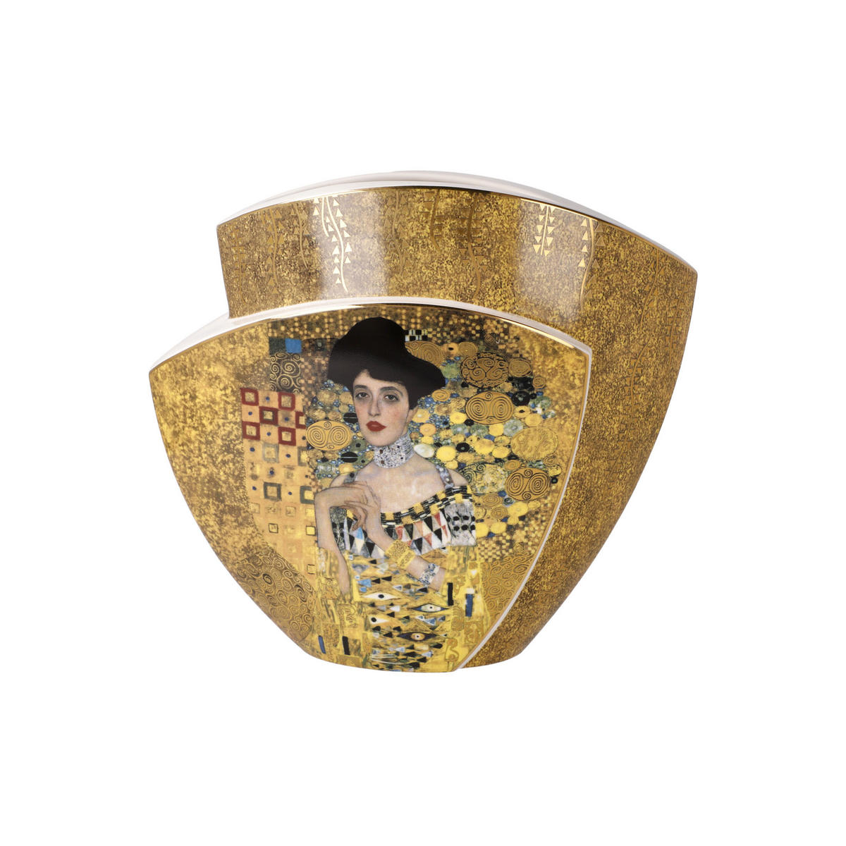 VASE Gustav Klimt - Der Kuss, Porzellan, Bunt, 20 cm - Multicolor, Keramik (20cm) - Goebel