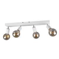 LED DECKENLEUCHTE VANNES Metall Weiß matt - Weiß, Metall (9/60/12cm)