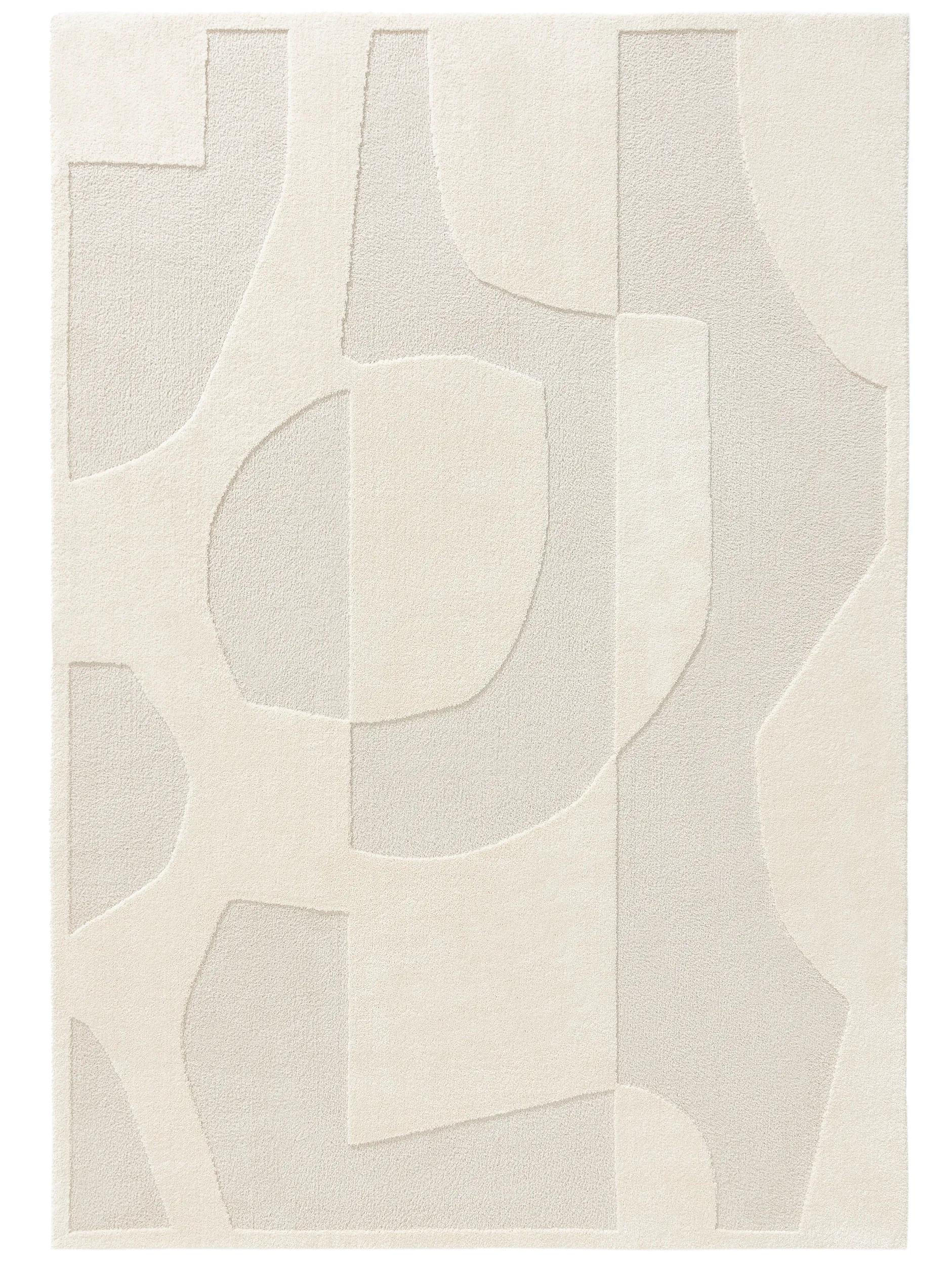 TEPPICH Eve Cream/Beige 160x230 cm - Creme, Textil (160/230cm) - benuta Nest