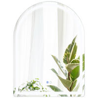 BADEZIMMERSPIEGEL Silber - Silberfarben, Glas (60/3/80cm) - COSTWAY