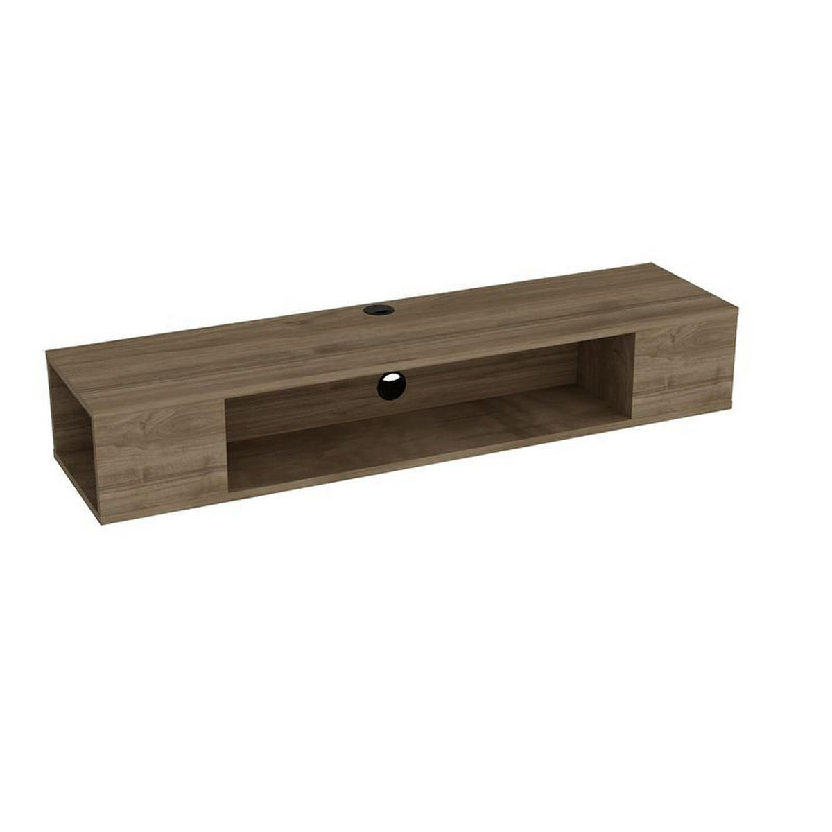 TV-ELEMENT Peti Eiche - Walnussfarben, Holzwerkstoff (135/23/35.2cm)