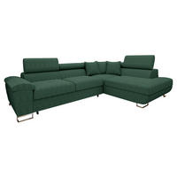 COLTAR Cotere Reiat, Dreapta - verde, material textil/lemn (202/270cm) - MIRJAN24