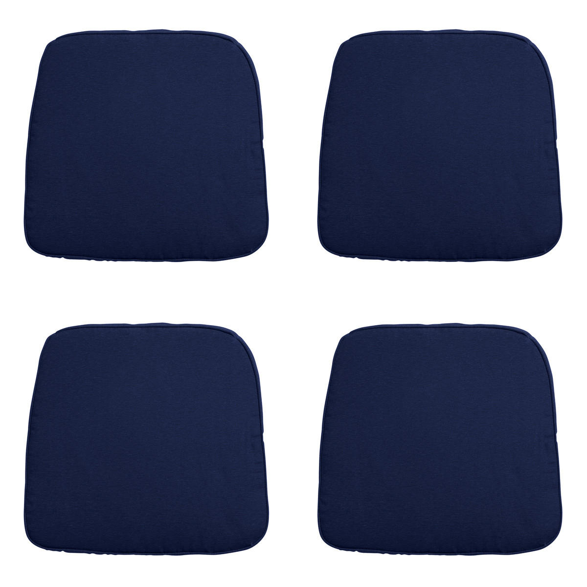SITZKISSEN Panama 48/48 cm 4er-Set - Dunkelblau, Textil (48/5/48cm) - Madison
