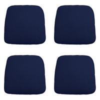SITZKISSEN Panama 48/48 cm 4er-Set - Dunkelblau, Textil (48/5/48cm) - Madison