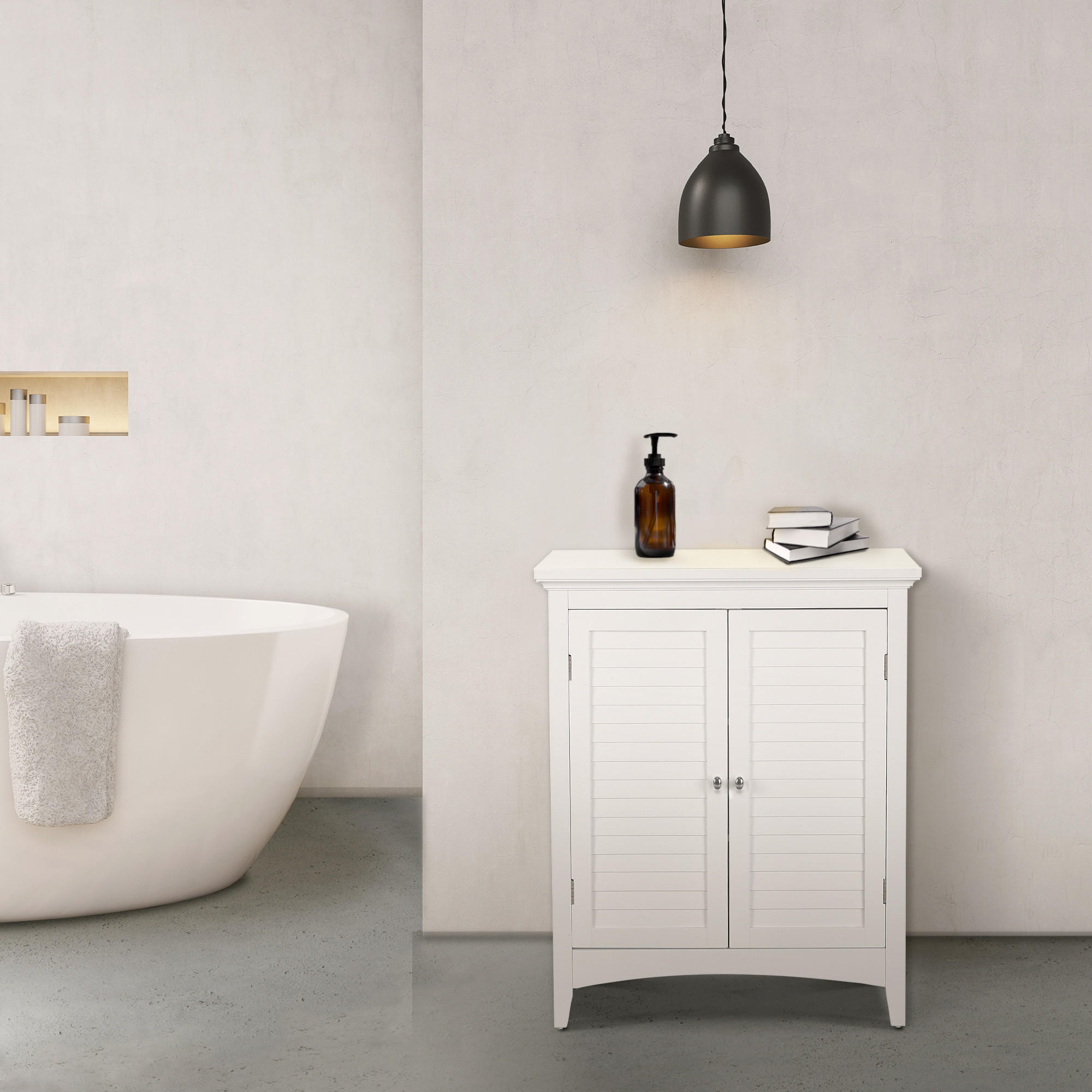 MIDISCHRANK Weiß - Weiß, Holzwerkstoff (33/81.3/81.3cm) - Teamson Home
