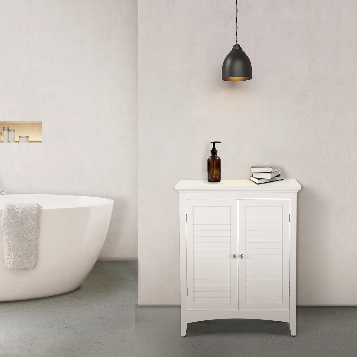 MIDISCHRANK Weiß - Weiß, Holzwerkstoff (33/81.3/81.3cm) - Teamson Home