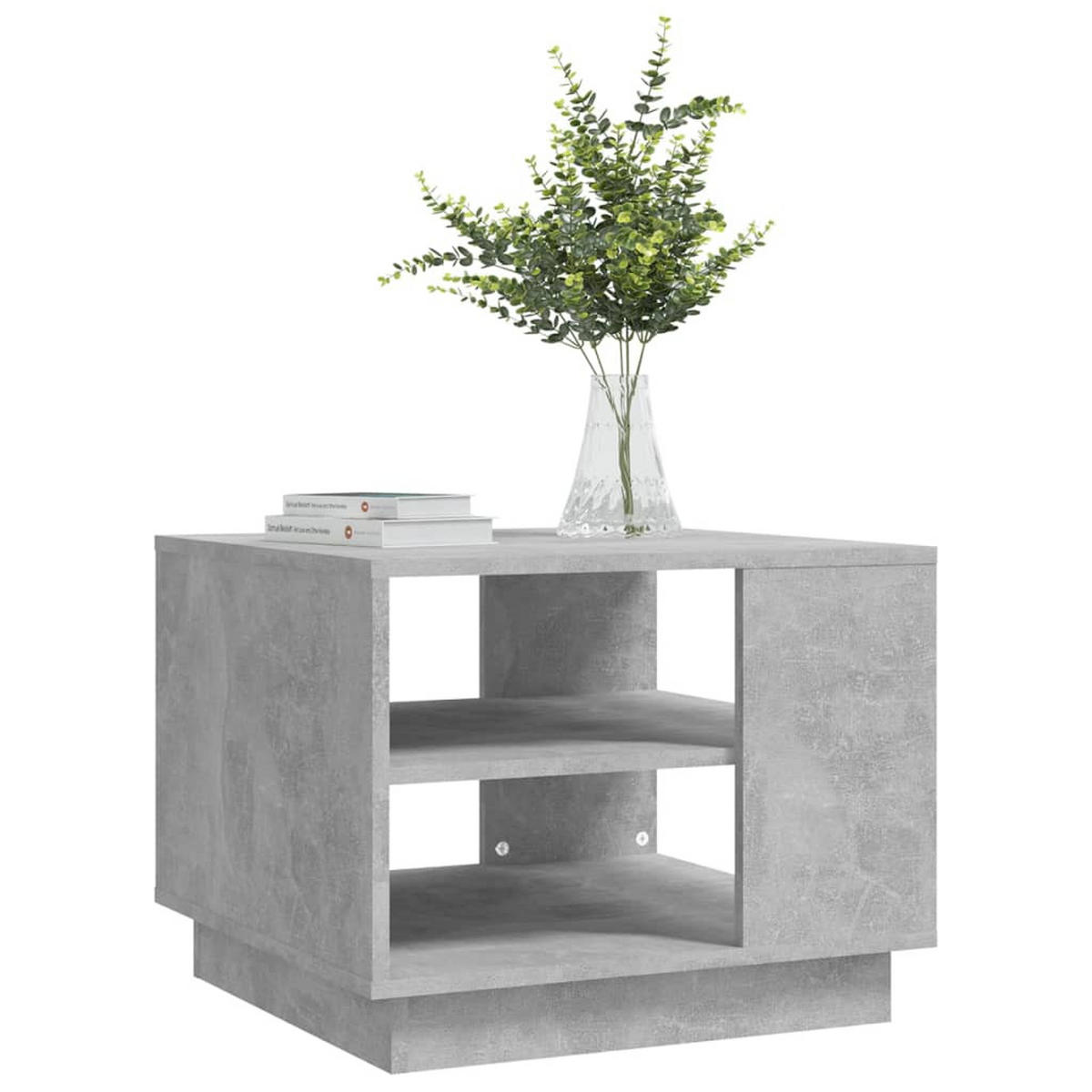 COUCHTISCH Betongrau 55x55x43 cm Holzwerkstoff - Grau, Holzwerkstoff (55/55/43cm) - furnicato