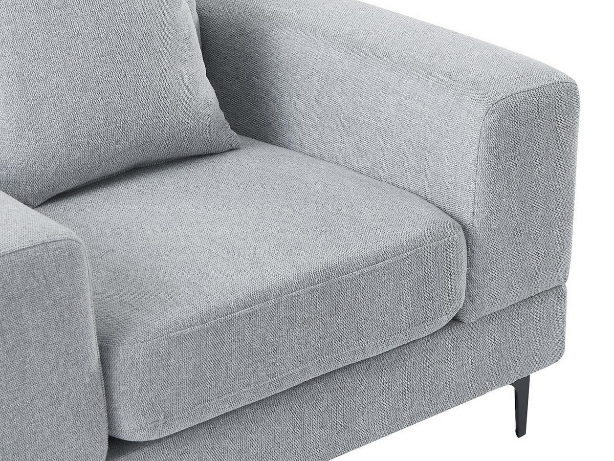 SESSEL - Strukturstoff - Hellgrau - JAMOLO - Hellgrau, Textil (107/82/89cm) - Vente-Unique