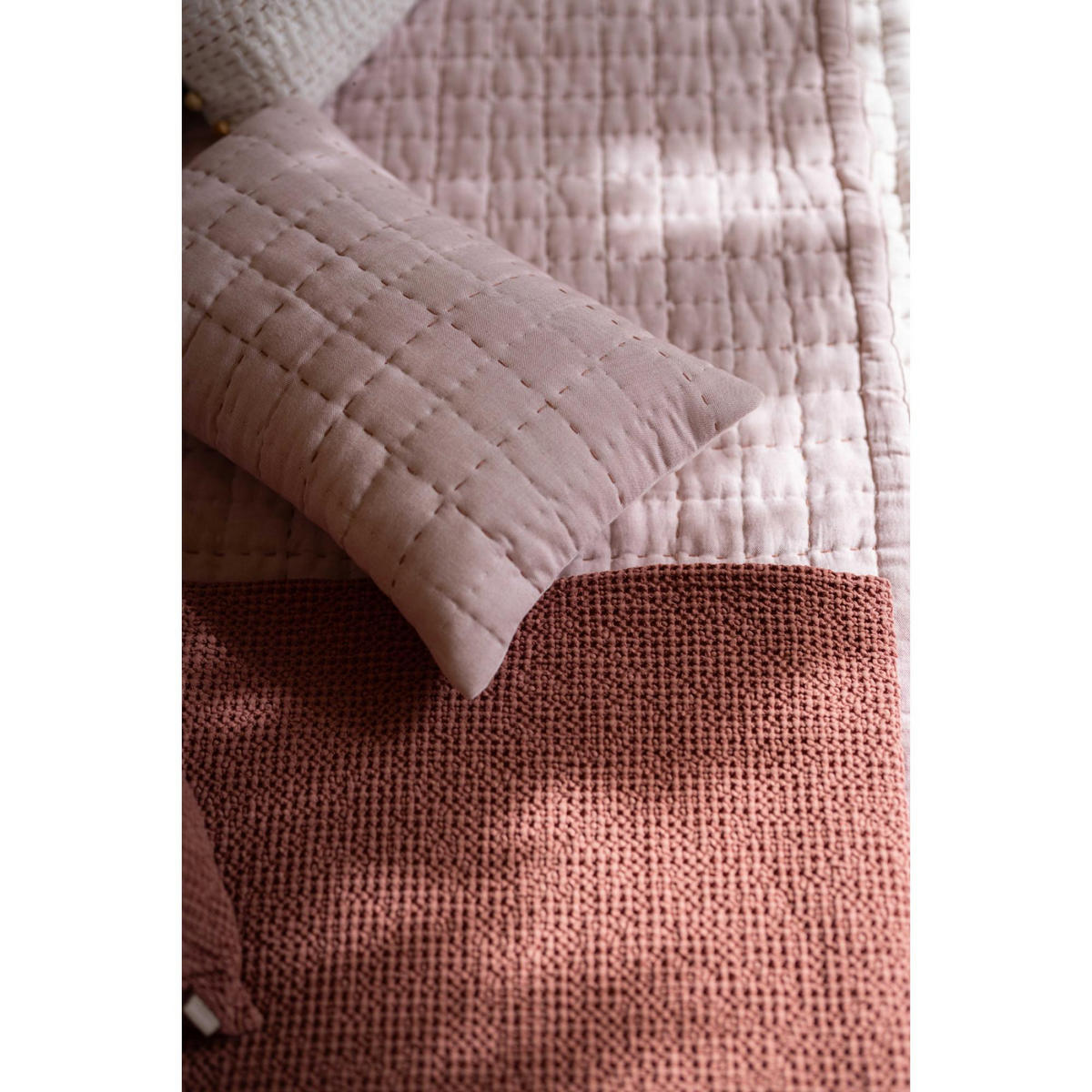 KISSEN Cambra terrakotta 30 x 50 cm - Dunkelorange, Textil (30/50cm) - Vivaraise