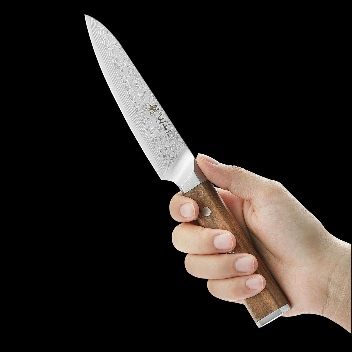 ALLZWECKMESSER 12 cm - Braun, Metall (24cm) - Wakoli