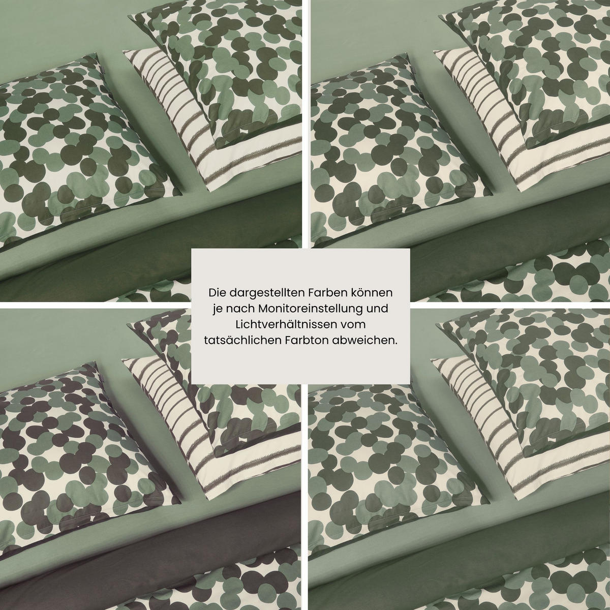 BETTWÄSCHESET Wesley - Renforcé - 2-teilig - 135 x 200 cm - Grün - Grün, Textil (135/200cm) - SCHIESSER