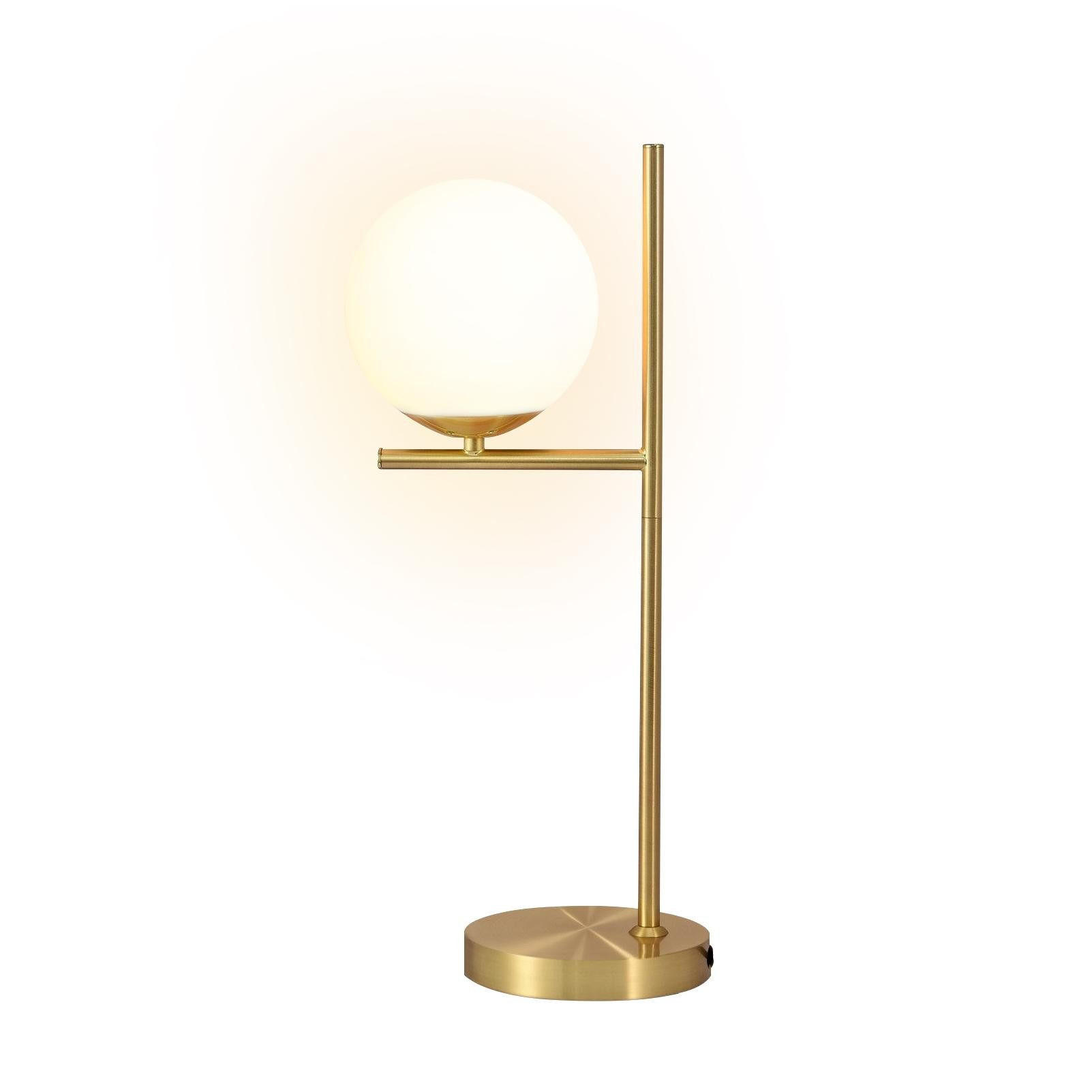 TISCHLAMPE Caspian 26/21/30 cm - Weiß, Metall (26/21/30cm) - ZMH