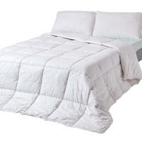 SOMMERDECKE 200/200 cm, Seiden-Mischung - Weiß, Textil (200/200cm) - Homescapes