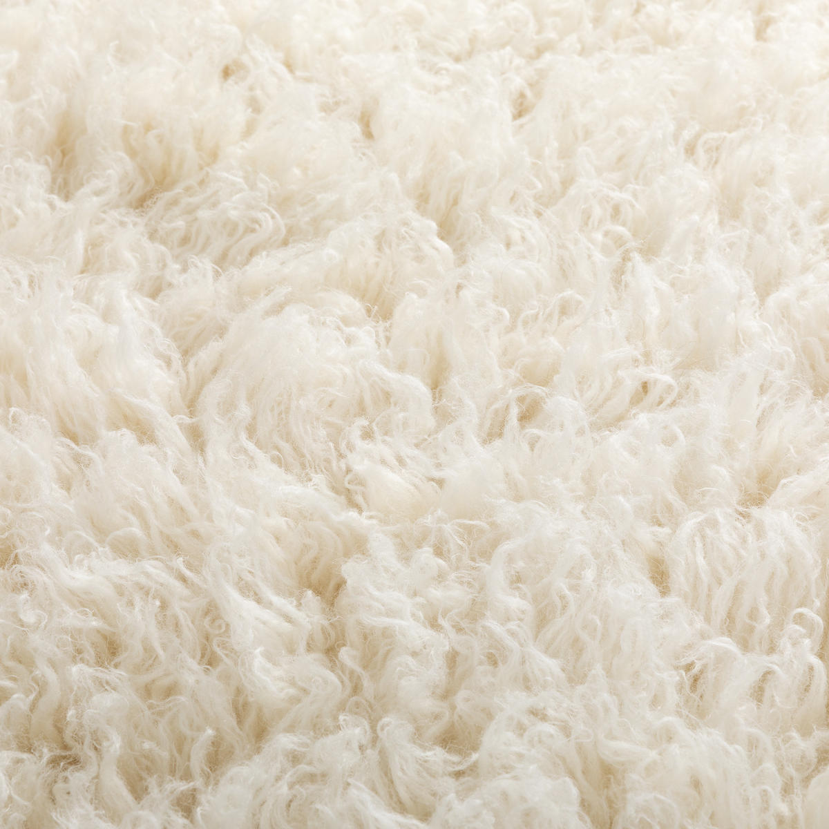 WOLLTEPPICH Rund Ø 170 cm Flokati 3000 - Naturfarben, Naturmaterialien (170/170cm) - Steffensmeier