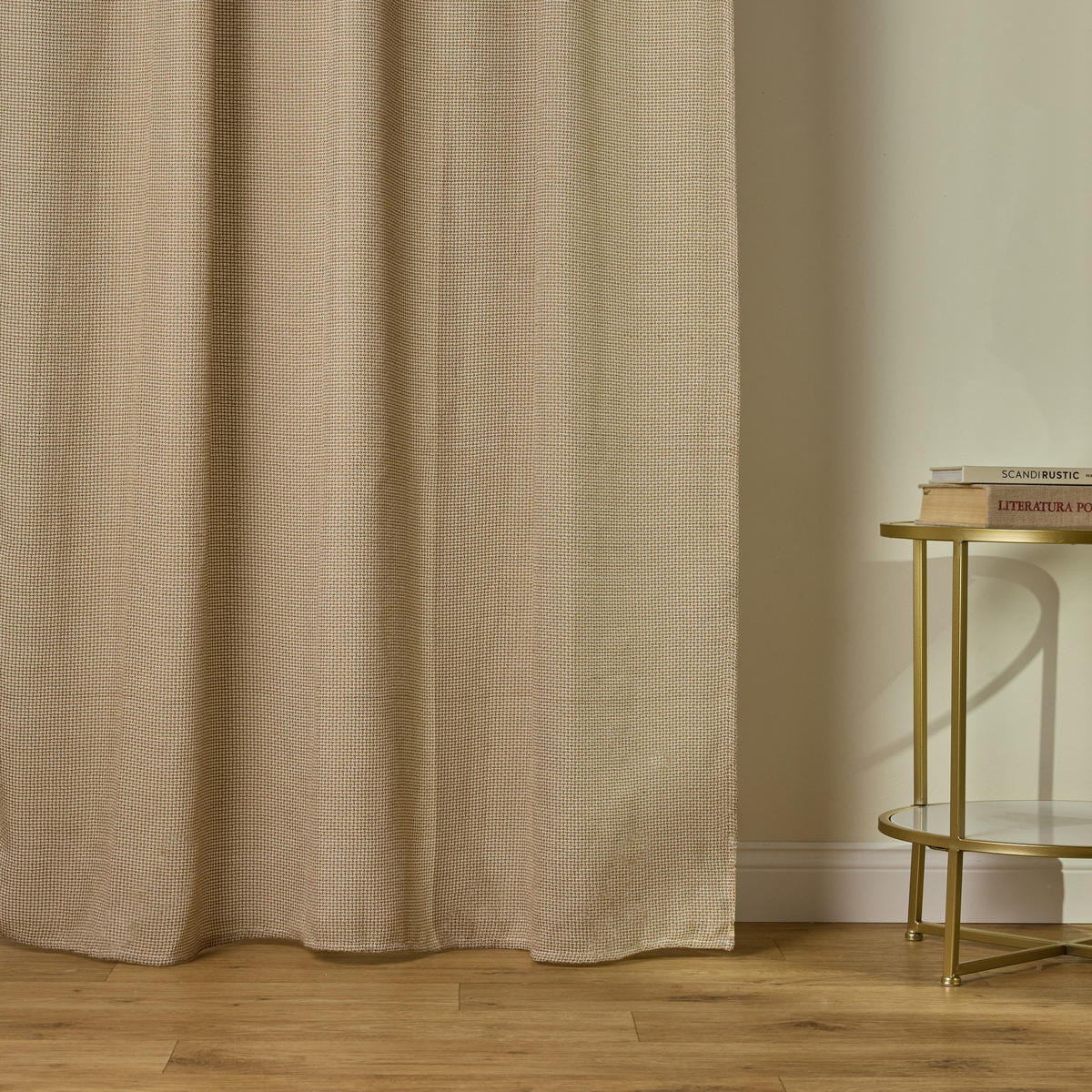 VORHANG Leiva - Goldfarben, Textil (140/1/250cm) - home&you