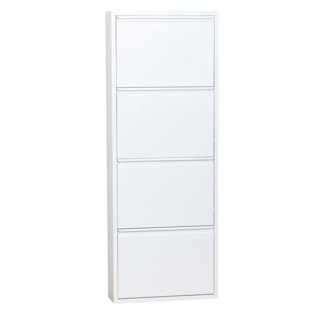 SKOSKÅP Pisa 50 x 16 x 140 cm – vit 140/50/16 cm