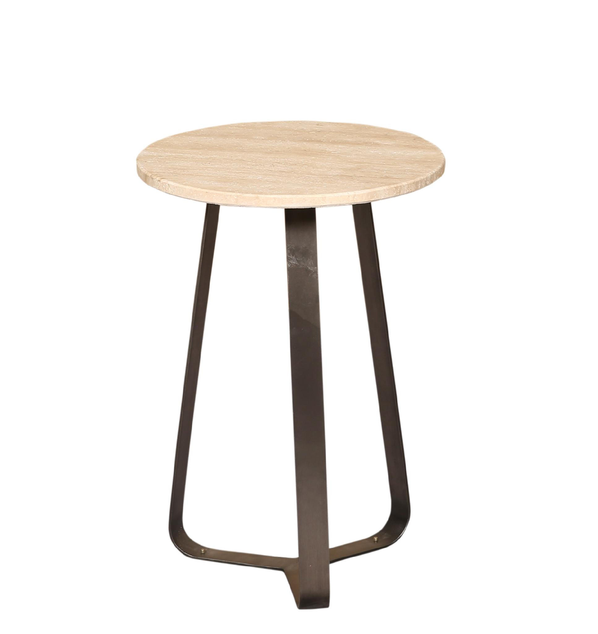 COUCHTISCH Micka Beige 40/40/56cm - Beige, Metall (40/40/56cm) - PTMD Collection